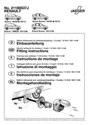 Jaeger 21180537J Instructions De Montage