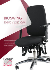 HAIDER BIOSWING 260 iQ Mode D'emploi