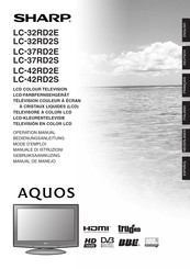 Sharp AQUOS LC-32RD2E Mode D'emploi