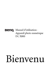 BenQ DC X800 Manuel D'utilisation