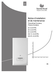 Saunier Duval ThemaFast Condens 35-A Notice D'installation Et De Maintenance