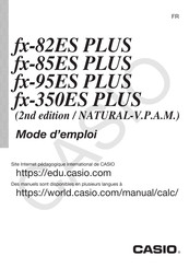 Casio fx-350ES Mode D'emploi