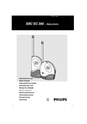 Philips SBC SC 366 Mode D'emploi