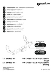 Westfalia 321 946 600 001 Notice De Montage Et D'utilisation