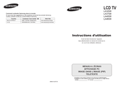 Samsung LA37S8 Instructions D'utilisation