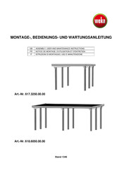 Weka 618.6050.00.00 Notice De Montage, D'utilisation Et D'entretien