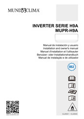mundoclima MUPR-24-H9A Manuel D'installation Et L'utilisauter