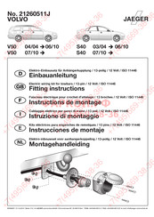 Jaeger 21260511J Instructions De Montage