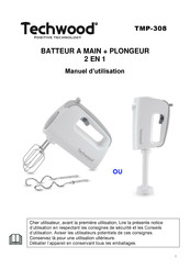 TECHWOOD TMP-308 Manuel D'utilisation