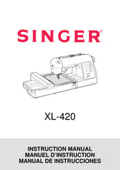 Singer XL-420 Manuel D'instructions