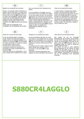 Solid S880CR4LAGGLO Manuel D'installation