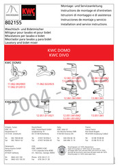KWC DOMO 12.061.021 Instructions De Montage Et D'entretien