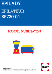 Epilady absolute EP720-04 Manuel D'utilisation