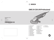 Bosch GWS 24-230 JVX Professional Notice Originale