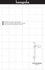Hansgrohe Crometta 100 Multi 26650 1 Série Instructions De Montage / Mode D'emploi / Garantie