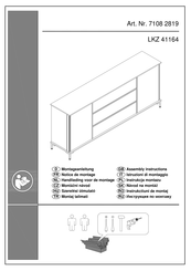 FMD Furniture LKZ 41164 7108 2819 Notice De Montage