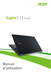 Acer Aspire S 13 Touch Manuel D'utilisation