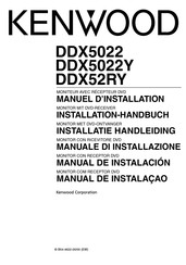 Kenwood DDX5022 Manuel D'installation