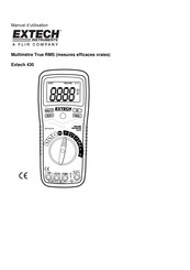 Extech Instruments EX 430 Manuel D'utilisation