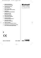 Einhell Royal 45.014.30 Mode D'emploi