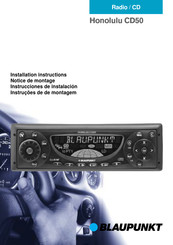 Blaupunkt Honolulu CD50 Notice De Montage