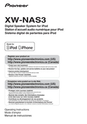 Pioneer XW-NAS3 Mode D'emploi