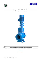 Sulzer 30004T-B250 Instructions D'installation Et De Fonctionnement