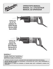 Milwaukee SAWZALL 6509 Série Manuel De L'utilisateur