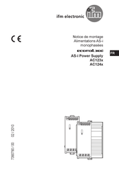 IFM Electronic ecomat 300 AC123 Série Notice De Montage