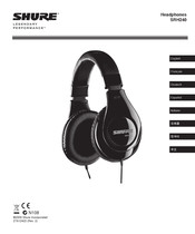 Shure SRH240 Mode D'emploi