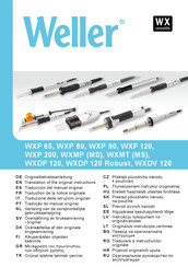 Weller WXP 65 Traduction De La Notice Originale