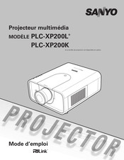 Sanyo PLC-XP200L Mode D'emploi