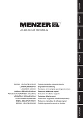 Menzer LHS 225 VARIO Traduction De La Notice Originale