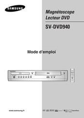 Samsung SV-DVD940 Mode D'emploi