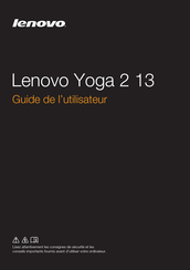 Lenovo Yoga 2 13 Guide De L'utilisateur