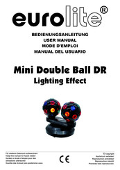 EuroLite Mini Double Ball DR Mode D'emploi