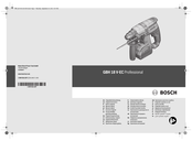 Bosch GBH 18 V-EC Professional Notice Originale