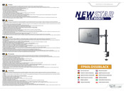 Newstar FPMA-D550BLACK Instructions De Montage