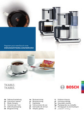 Bosch TKA8653 Mode D'emploi