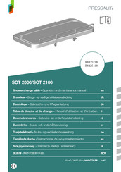 Pressalit SCT 2000 Manuel D'utilisation Et D'entretien