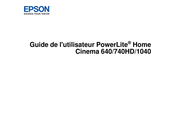 Epson PowerLite 740HD Guide De L'utilisateur