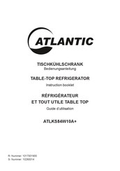 Atlantic ATLKS84W10A+ Guide D'utilisation