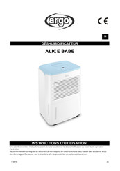 Argo ALICE BABE Instructions D'utilisation