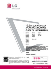 LG 47LH40 Série Guide De L'utilisateur