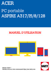 Acer ASPIRE A317/I5/8/128 Manuel D'utilisation