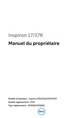 Dell Inspiron 5721 Manuel Du Propriétaire