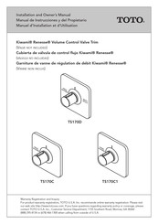 Toto TS170D Manuel D'installation Et D'utilisation