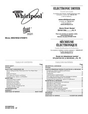 Whirlpool WGD 9750W 0 Série Guide De Démarrage Rapide