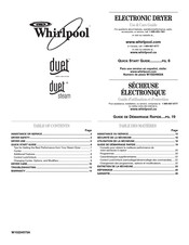 Whirlpool Duet Steam Guide D'utilisation Et D'entretien