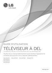 LG 50LA6970 Guide D'utilisation